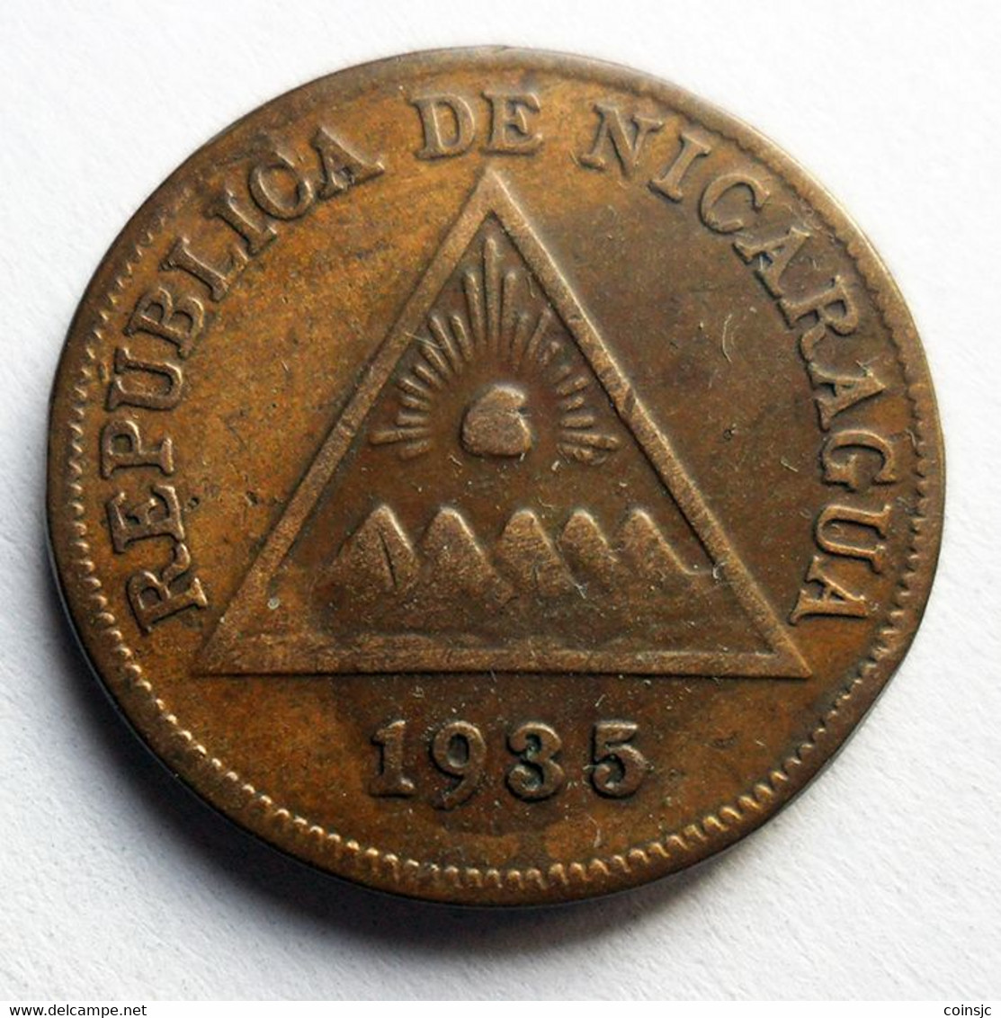 NICARAGUA - 1 Centavo - 1935 - Nicaragua