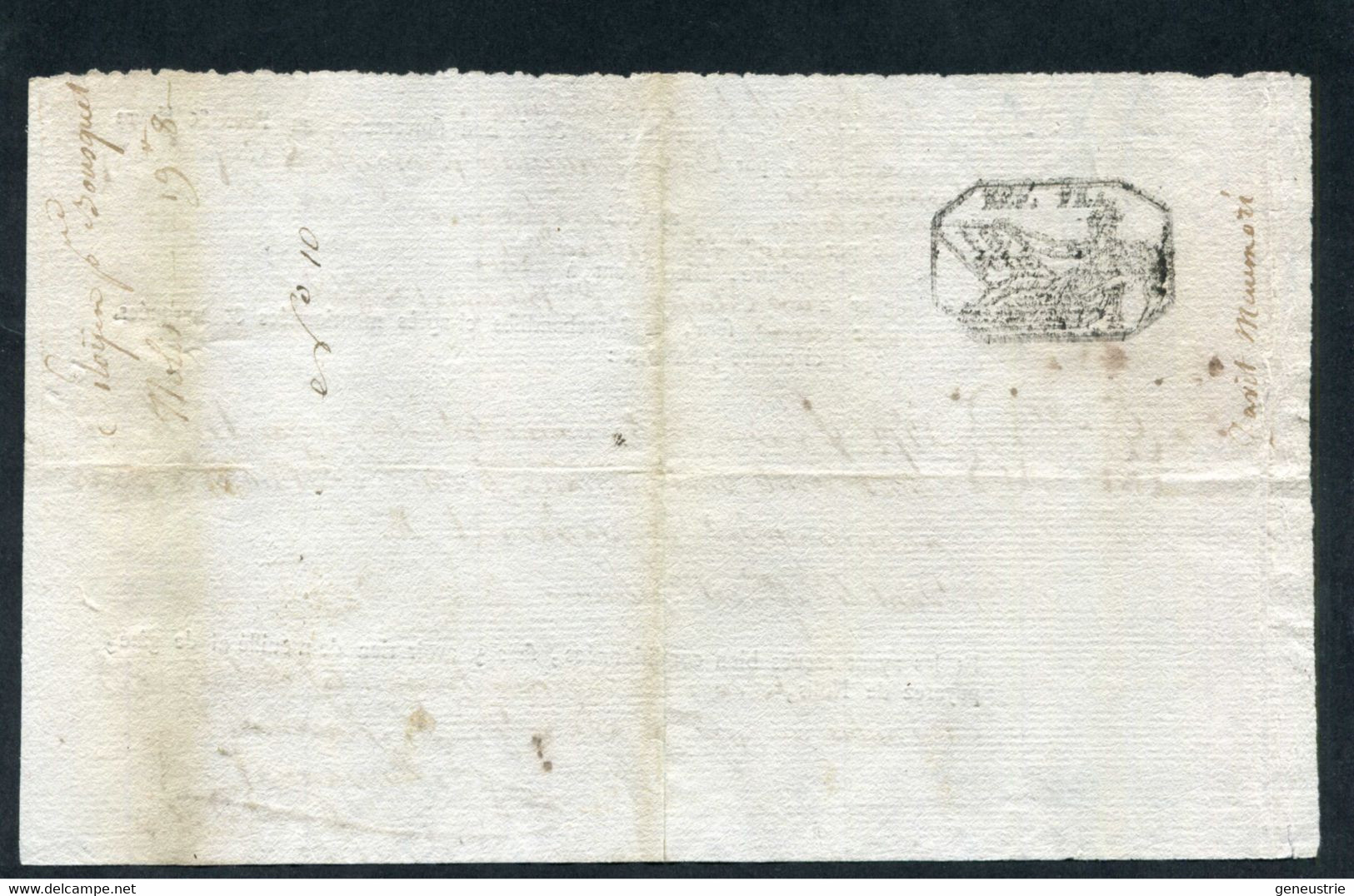 Connaissement XVIIIe - Lettre De Voiture Ou De Roulage An 6 1798 Marseille Pour Agde (Hérault) - Bill Of Lading - ... - 1799