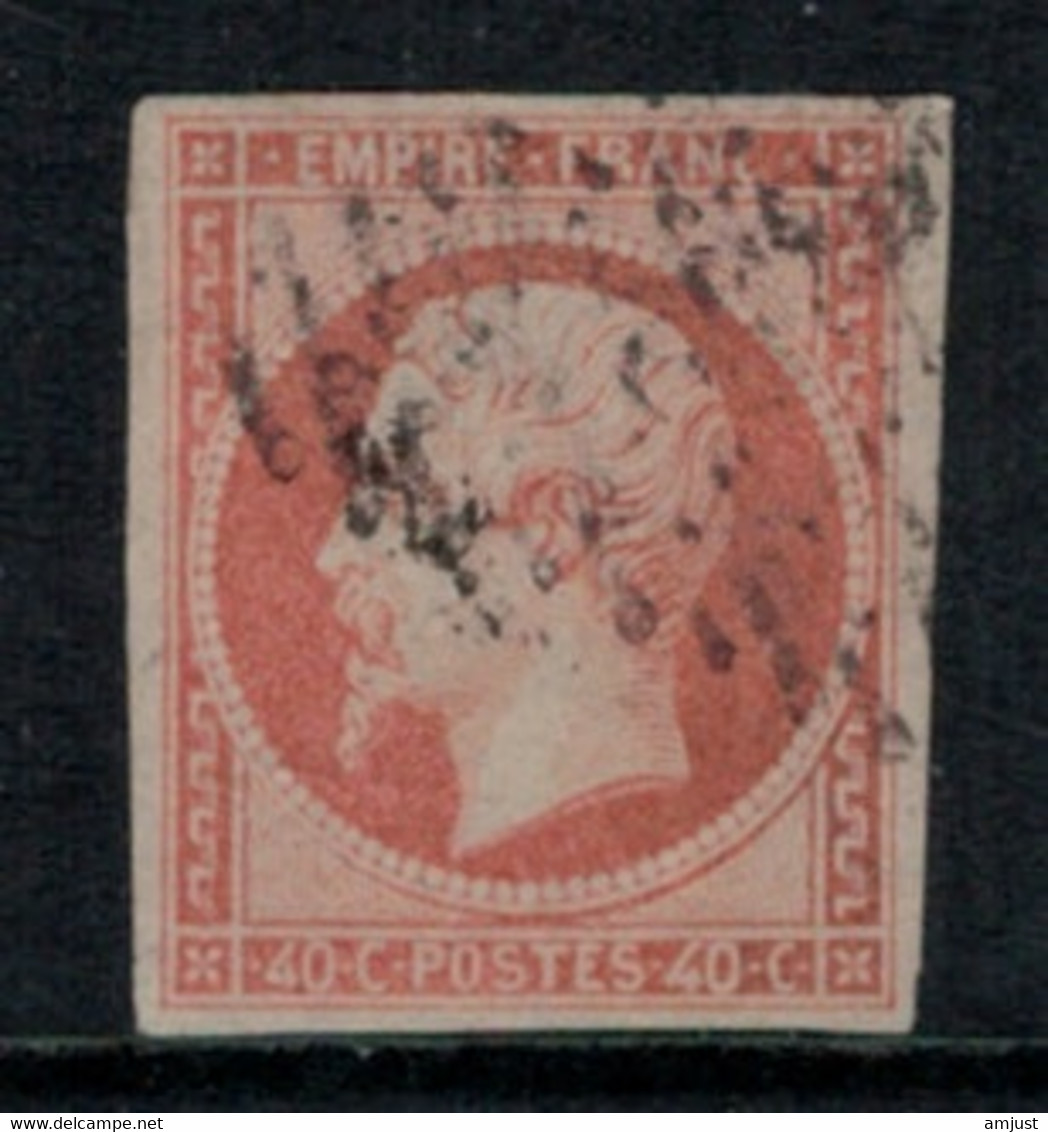 France // 1849-1900 // Empire Franc // Napoléon III // No. 16 Oblitéré - 1853-1860 Napoleone III