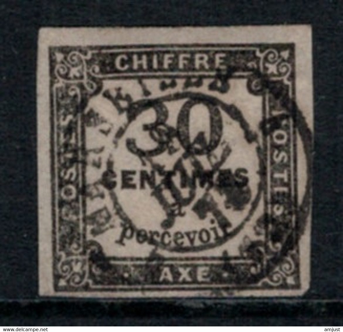 France // 1849-1900 // Taxe // Chiffre-Taxe // No. 6 Oblitéré (timbre Signé Au Dos DOMMERGUES) - 1859-1959 Used