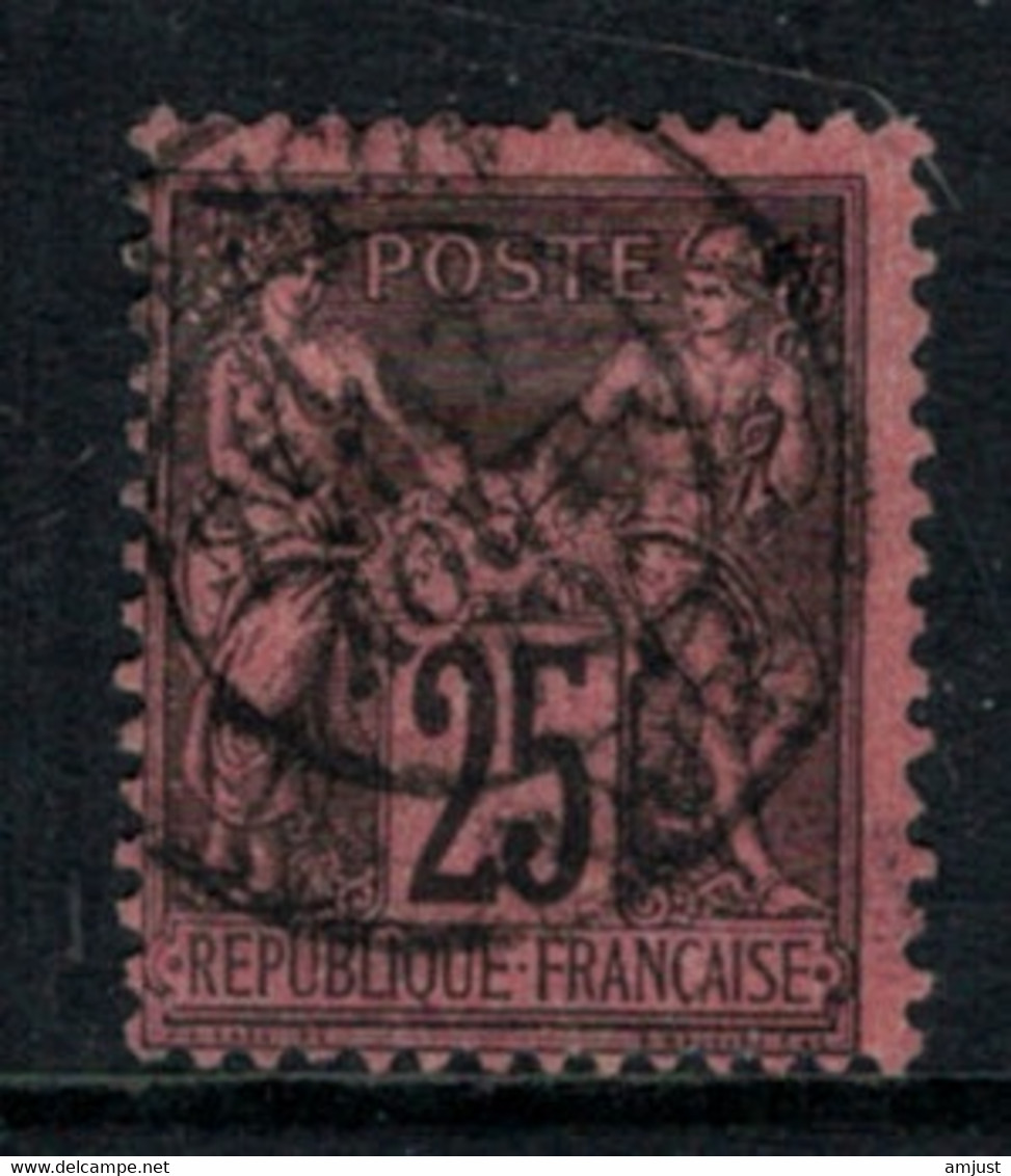 France // 1849-1900 // Sage -Type II // No. 91 Oblitéré - 1876-1898 Sage (Type II)