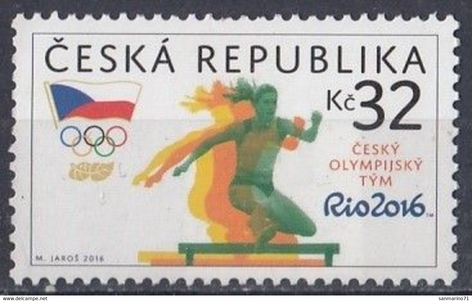 CZECH REPUBLIC 889,unused - Summer 2016: Rio De Janeiro