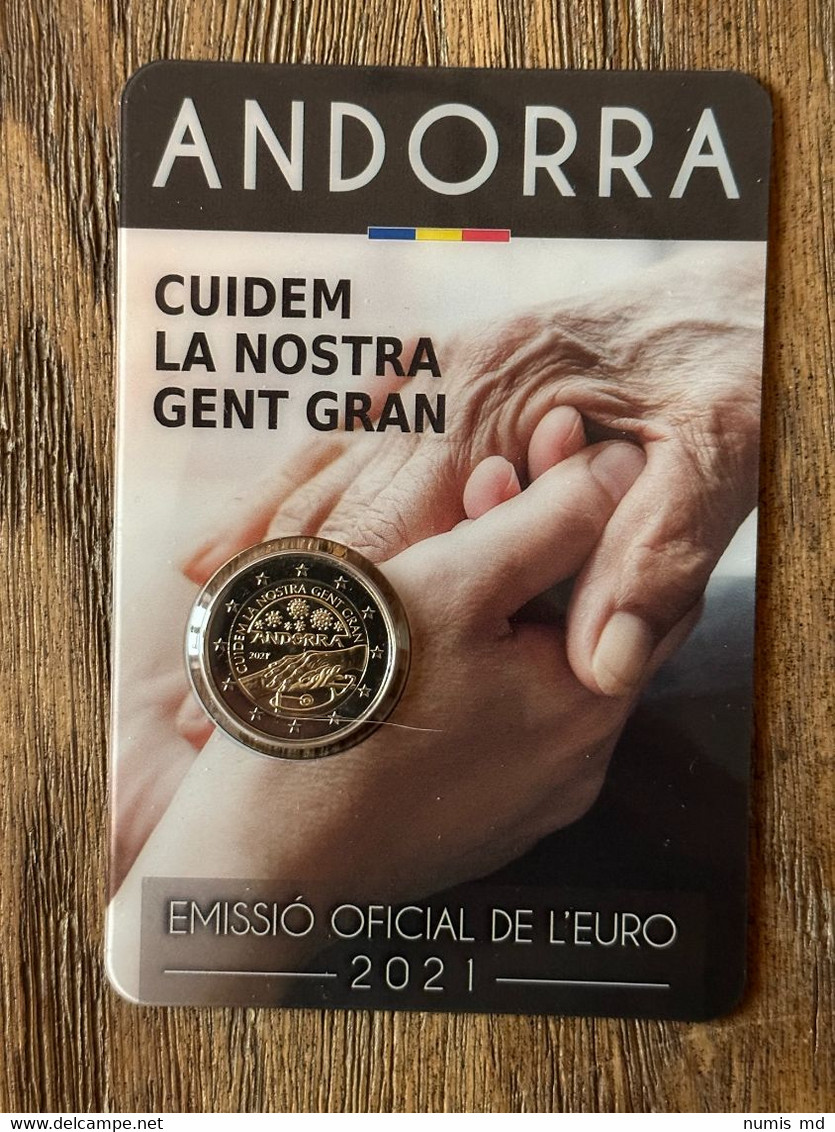 ANDORRE - ANDORRA 2021 2€ "Gent Gran" BU Coincard - Andorre