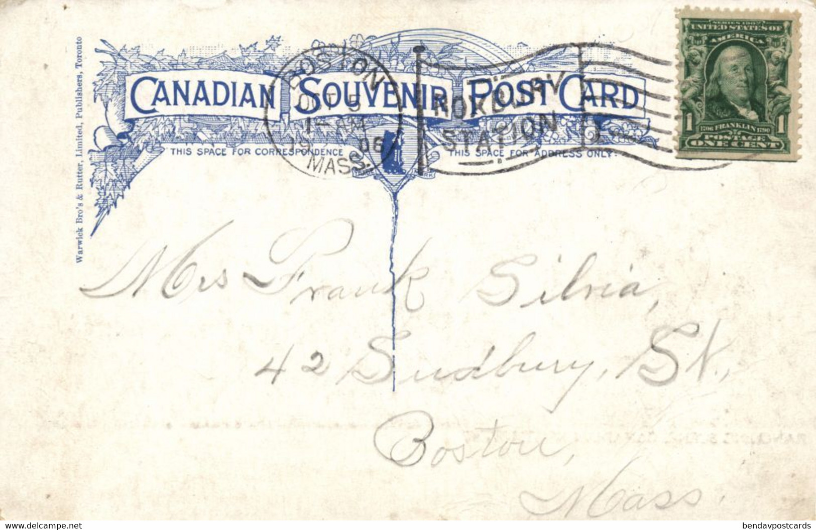 Canada, Ranching Scene, Canadian North-West (1906) Postcard - Otros & Sin Clasificación