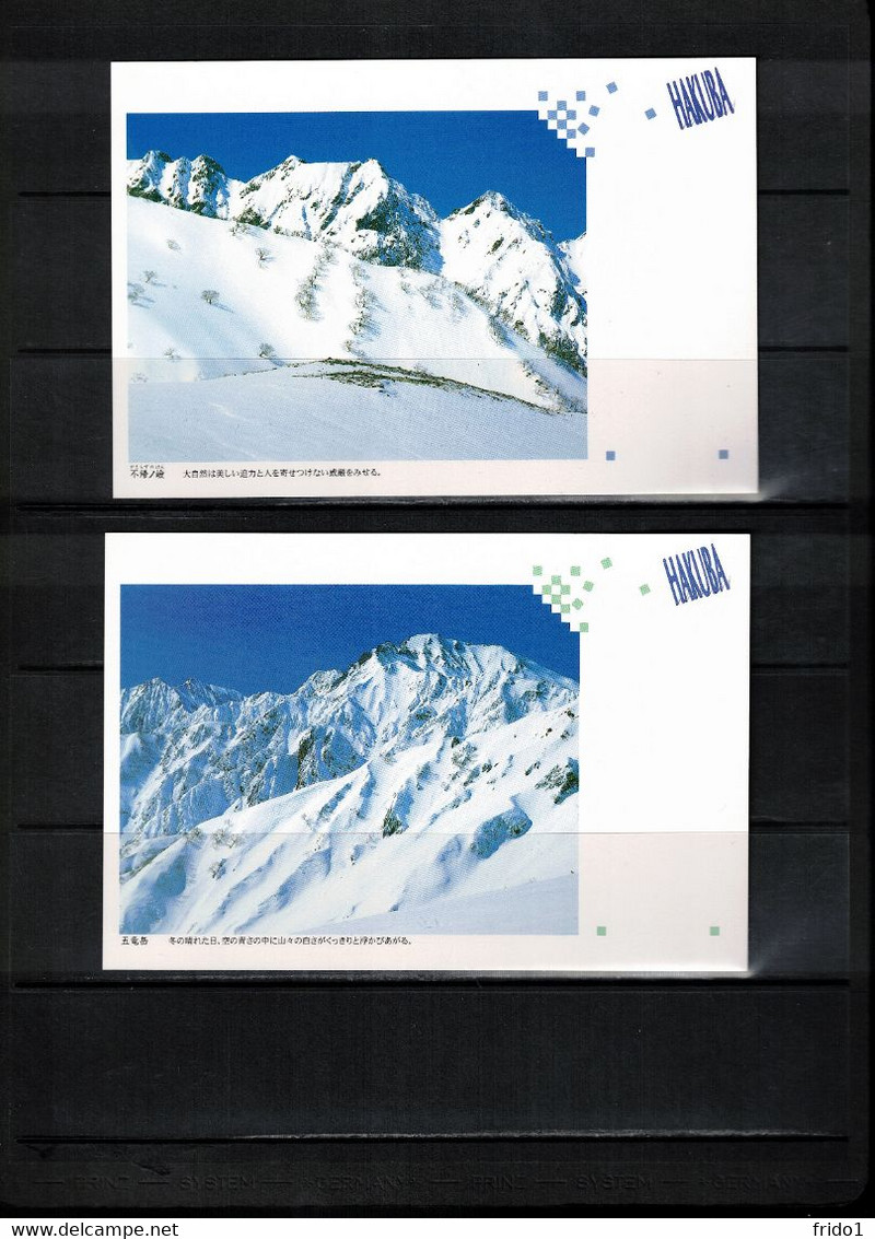 Japan 1998 Olympic Games Nagano - Hakuba Interesting 5 Postcards - Invierno 1998: Nagano