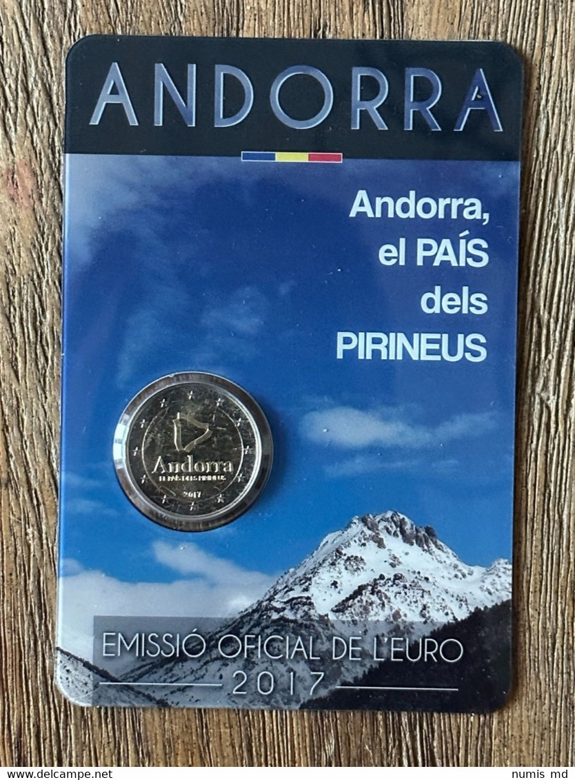 ANDORRE - ANDORRA 2017 2€ "Andorre - Le Pays Des Pyrénnées" BU Coincard - Andorra