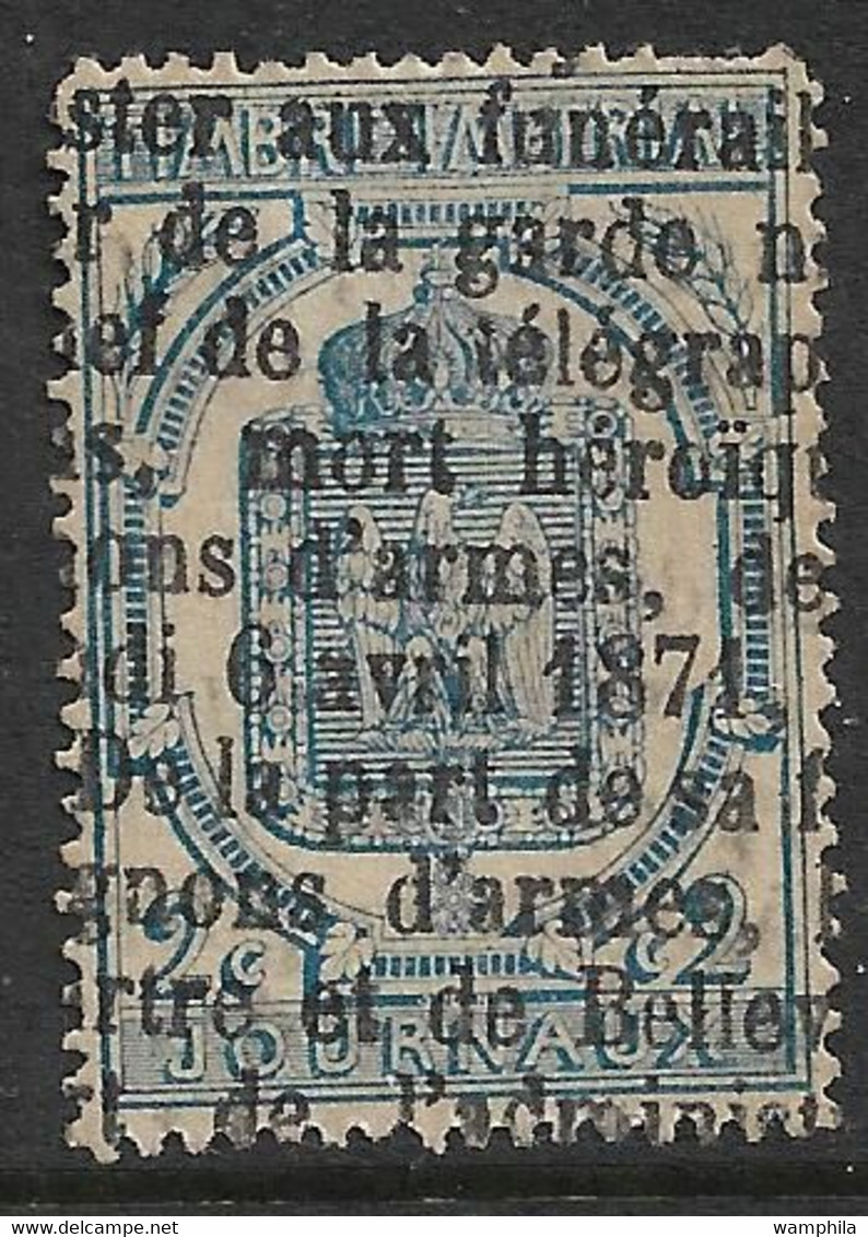 France. Timbres Pour Journaux N°8 Oblitéré  Cote 40€. - Journaux