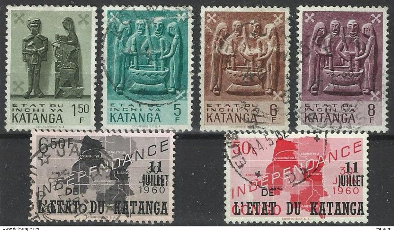 Afrika  Afrique   Katanga  Gestempeld - Katanga