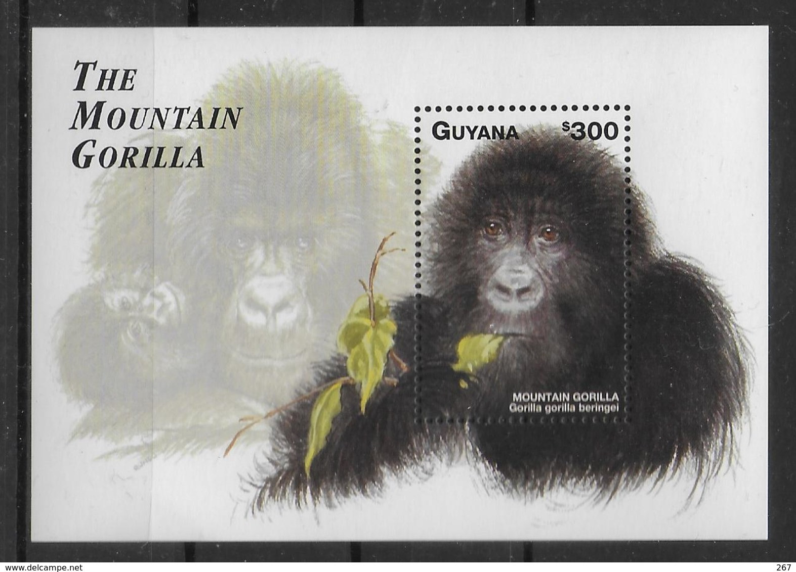 GUYANA  BF 309 * *  ( Cote 8e )  Gorilles - Gorilas