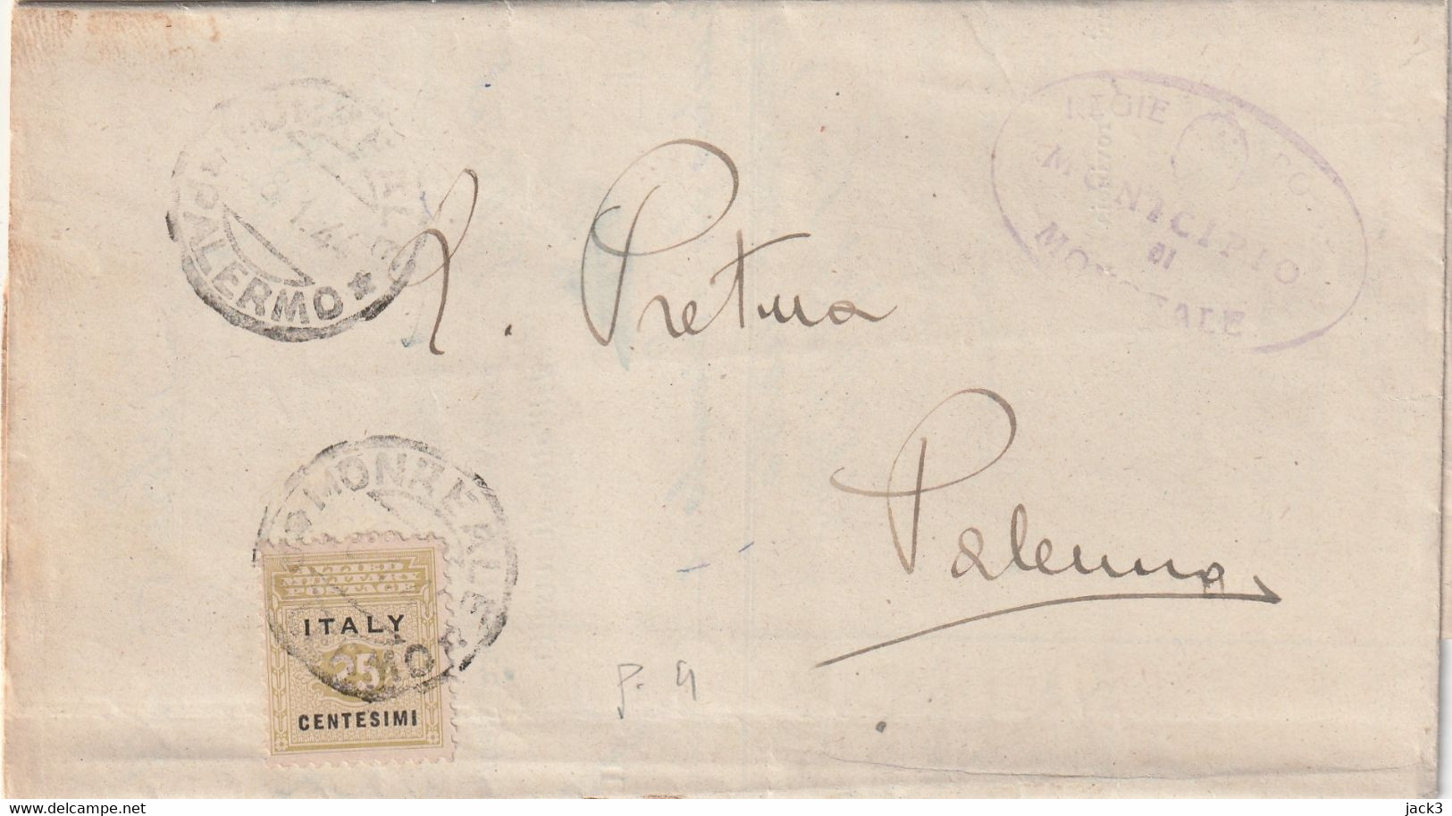 STORIA POSTALE - AMGOT - Anglo-american Occ.: Sicily