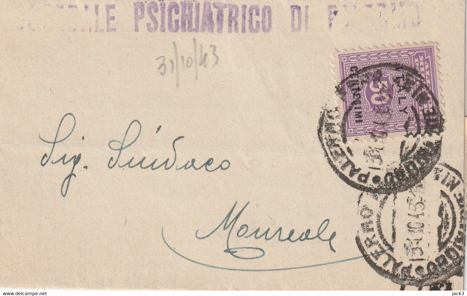 STORIA POSTALE - AMGOT - Anglo-american Occ.: Sicily