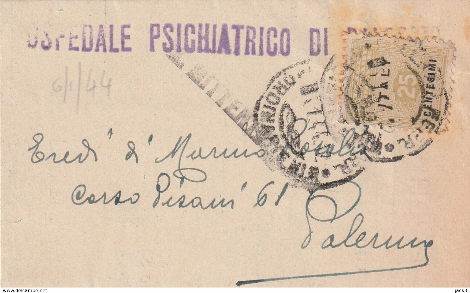 STORIA POSTALE - AMGOT - Anglo-american Occ.: Sicily