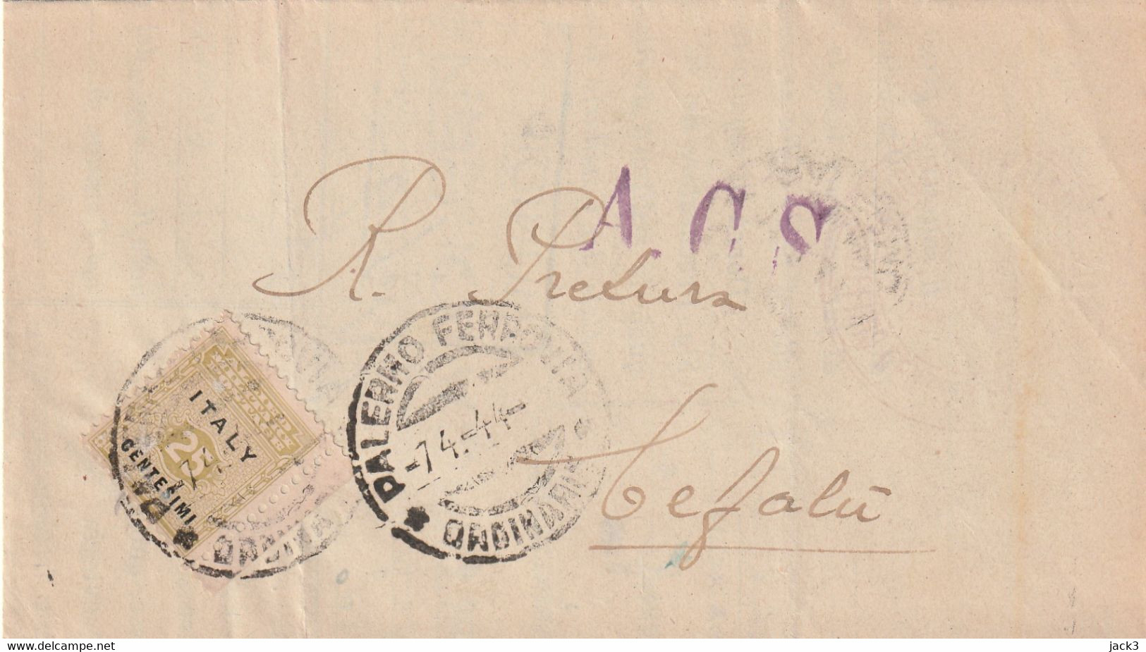 STORIA POSTALE - AMGOT - Anglo-american Occ.: Sicily