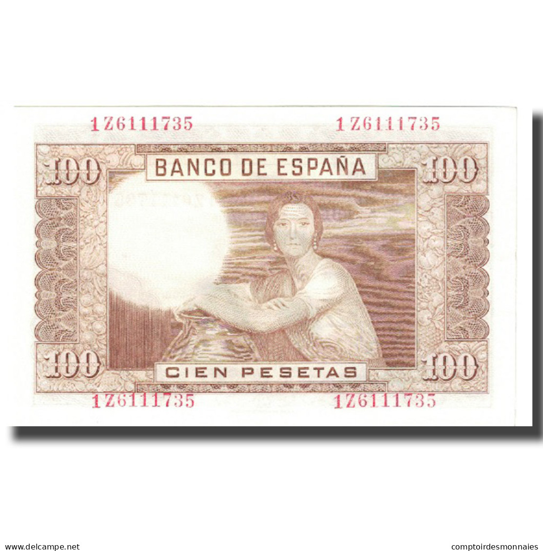 Billet, Espagne, 100 Pesetas, 1953, 1953-04-07, KM:145a, SPL - 100 Peseten