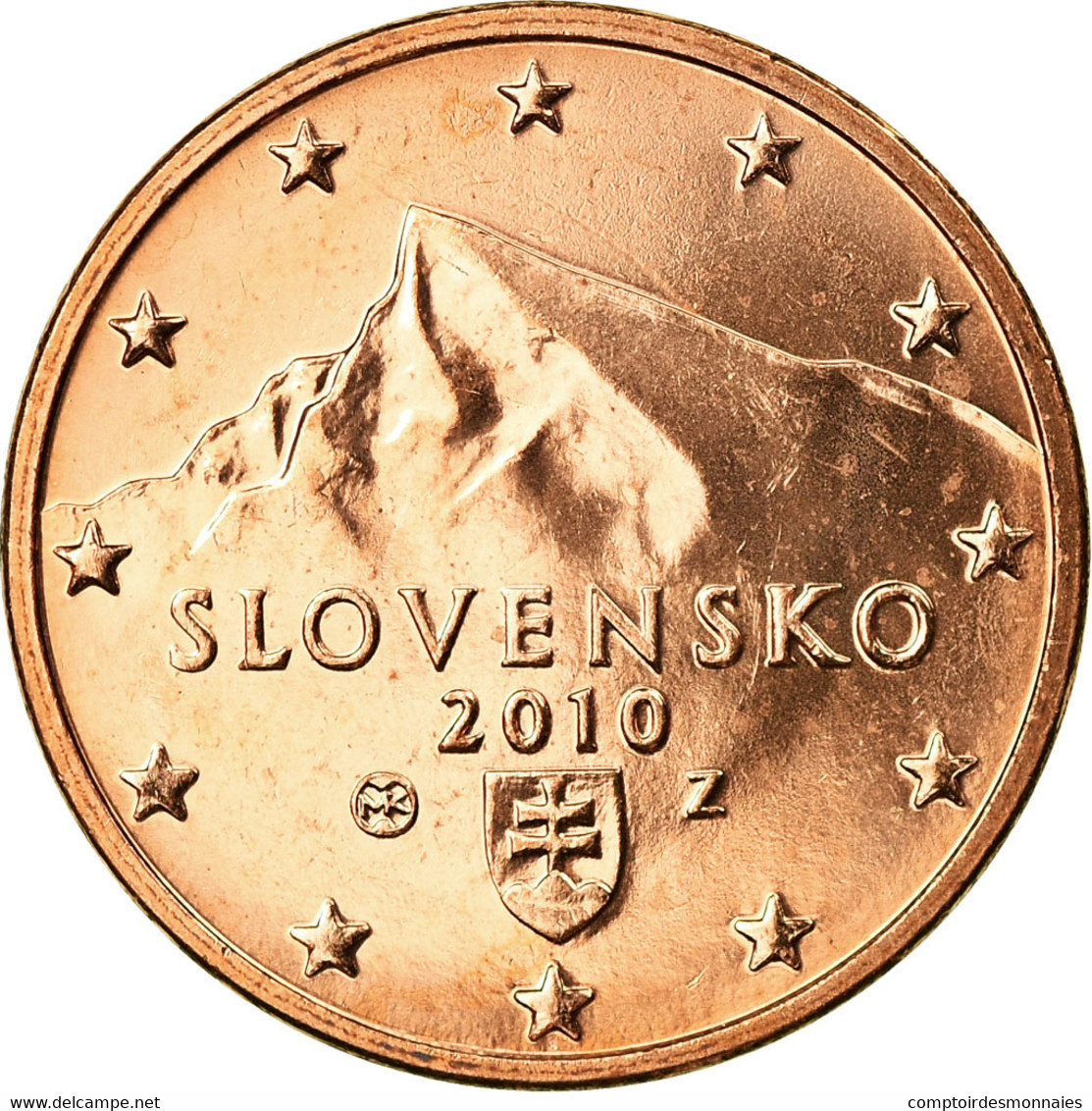 Slovaquie, 5 Euro Cent, 2010, SPL, Copper Plated Steel, KM:97 - Slovakia