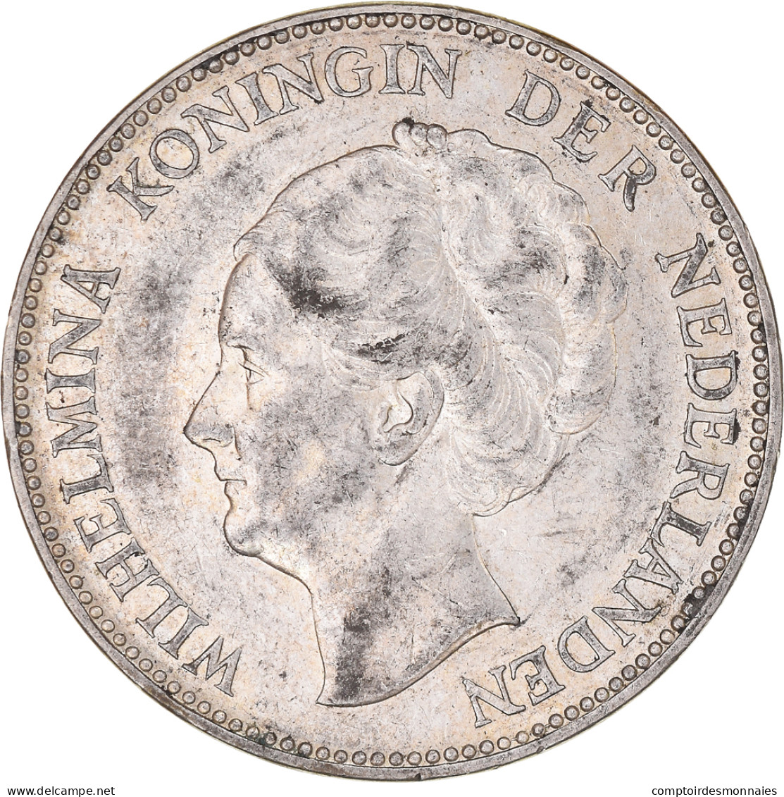 Monnaie, Pays-Bas, Wilhelmina I, Gulden, 1939, Utrecht, TTB, Argent, KM:161.1 - 1 Gulden