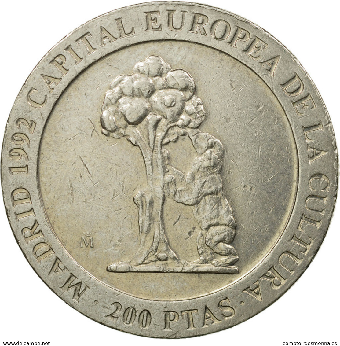 Monnaie, Espagne, Juan Carlos I, 200 Pesetas, 1992, TTB, Copper-nickel, KM:910 - 200 Pesetas