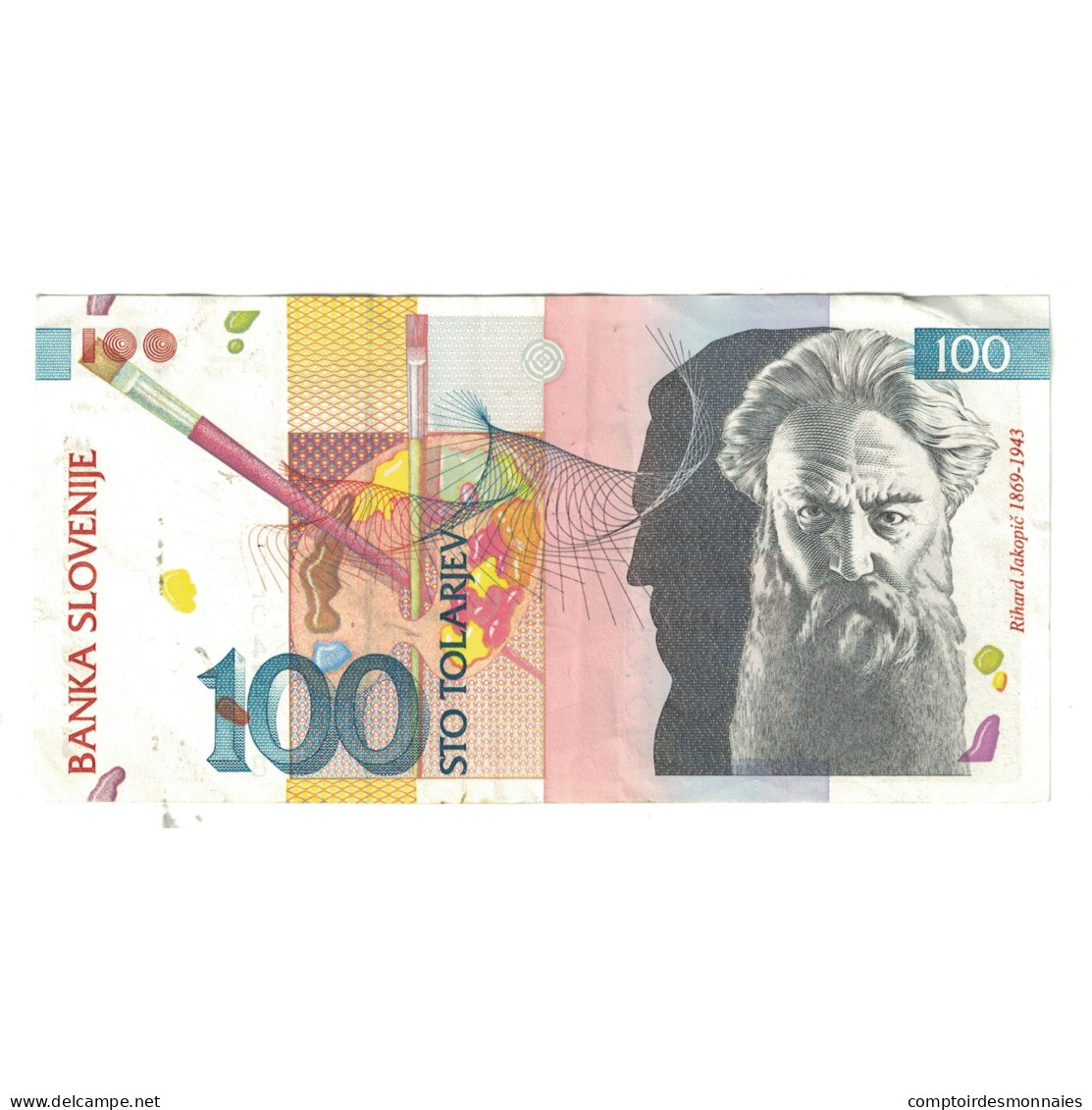 Billet, Slovénie, 100 Tolarjev, 1992, 1992-01-15, KM:31a, TTB - Slovénie