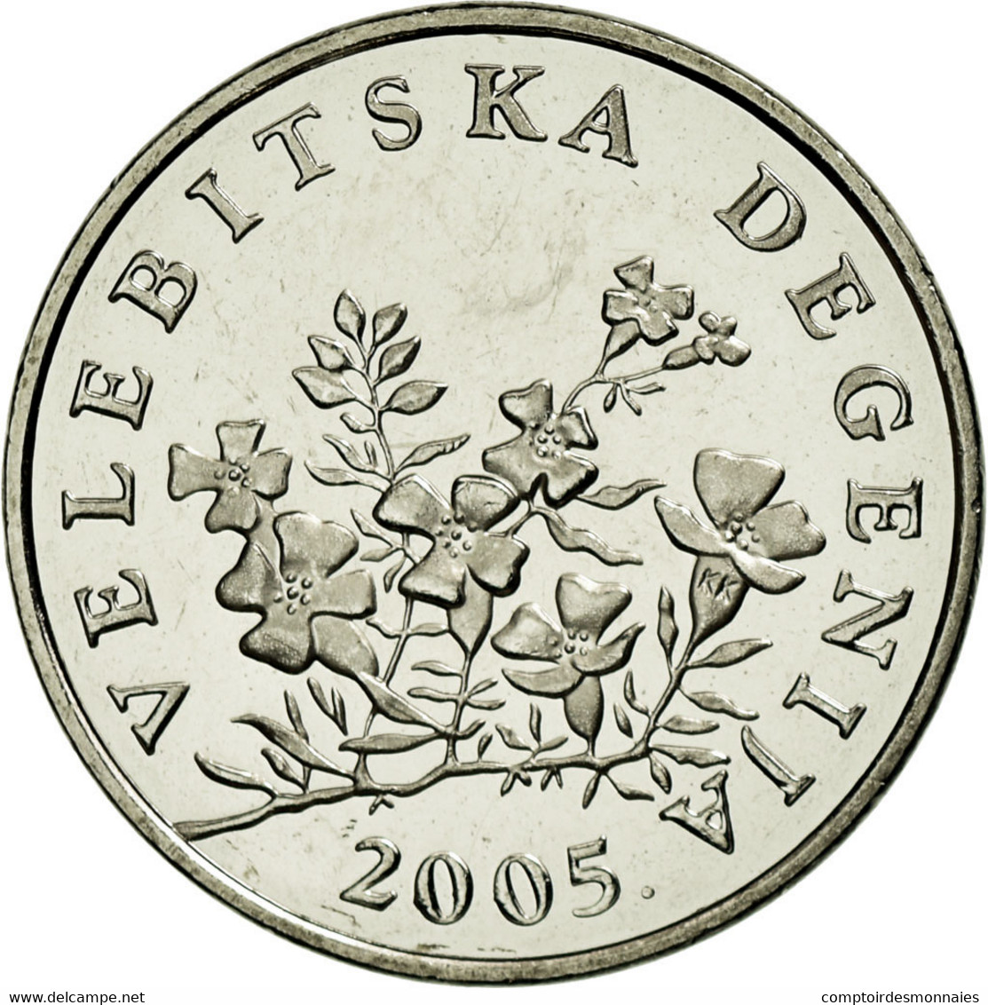 Monnaie, Croatie, 50 Lipa, 2005, TTB+, Nickel Plated Steel, KM:8 - Croatia