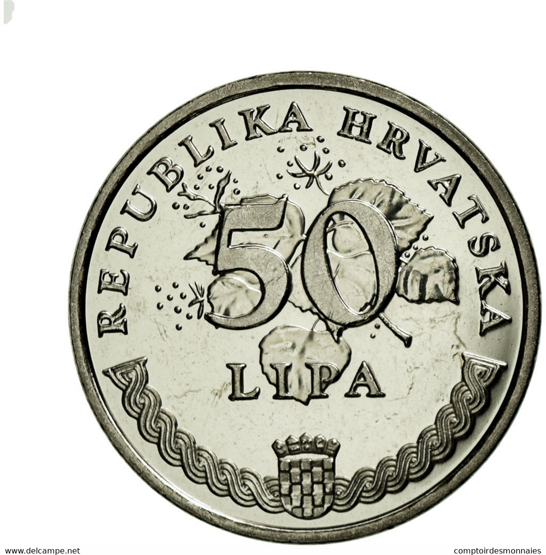 Monnaie, Croatie, 50 Lipa, 2005, TTB+, Nickel Plated Steel, KM:8 - Croatia