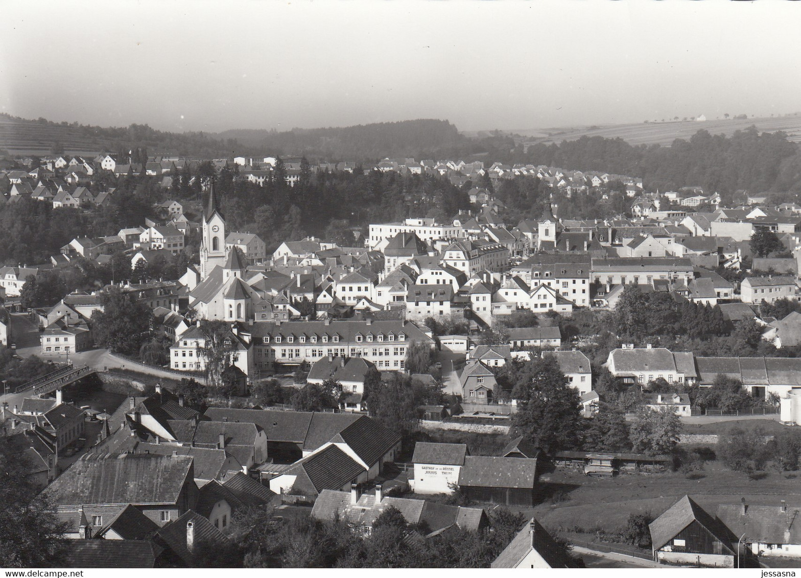 AK - NÖ - Zwettl - Panoramaansicht - 1955 - Zwettl