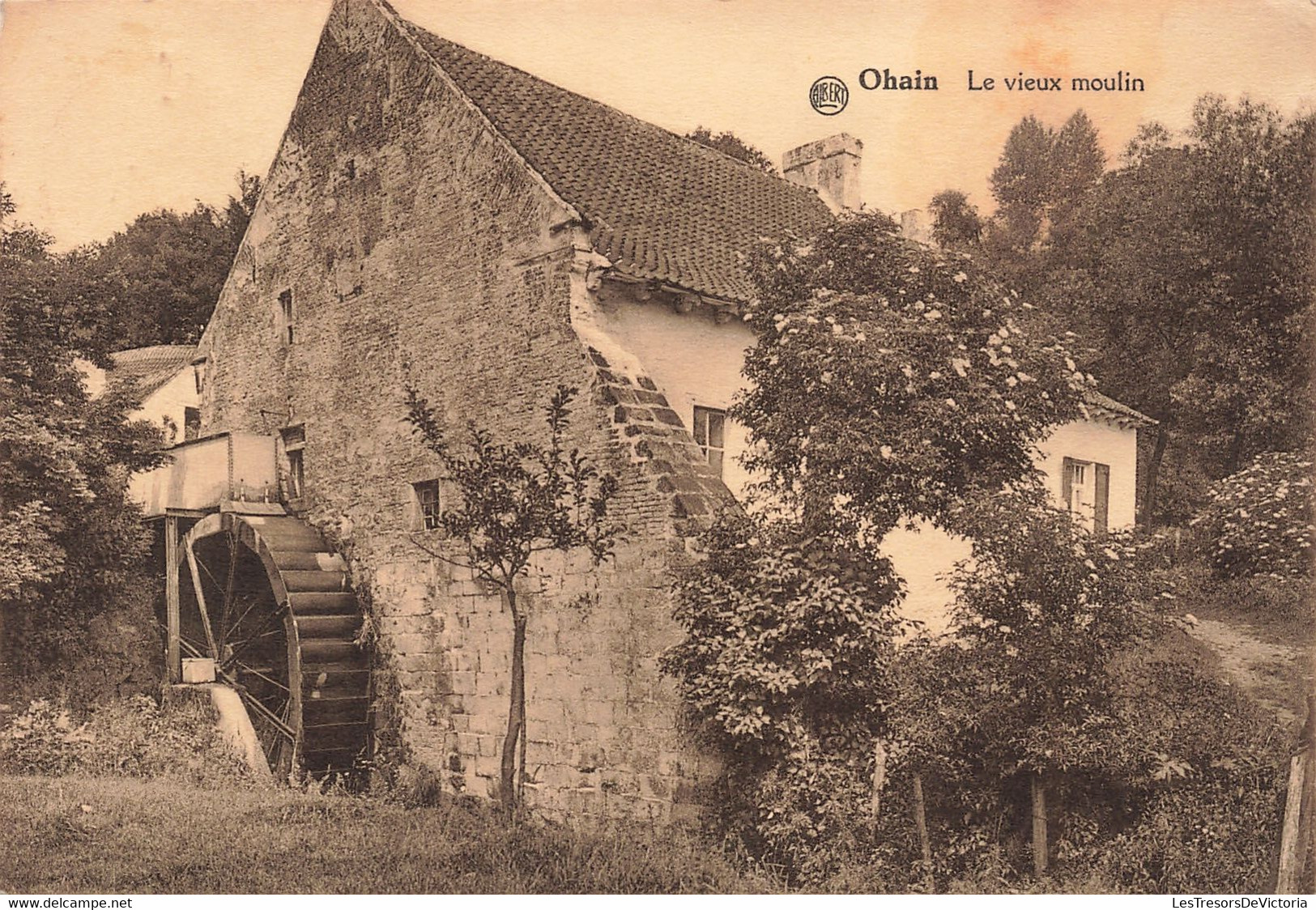 CPA - Belgique - Ohain - Le Vieux Moulin - Edit. Albert - Phototypie A. Dohem - Oblitéré 1937 - Lasne