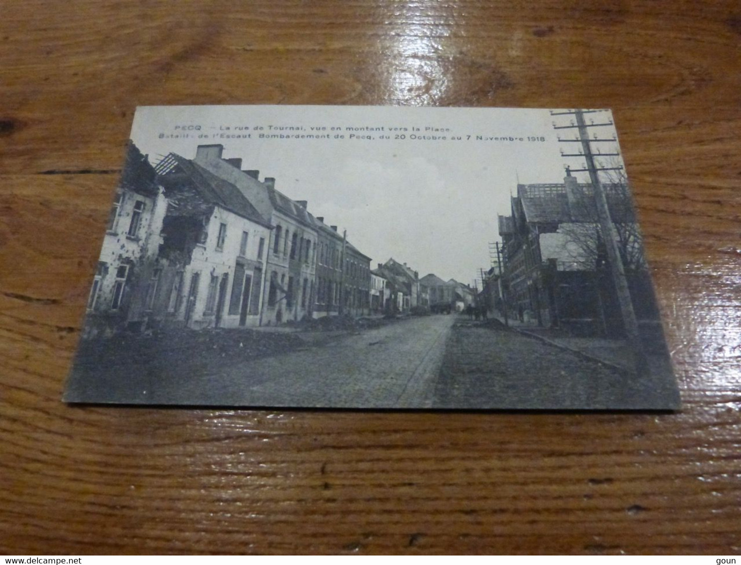 Carte Postale Pecq La Rue De Tournai - Pecq