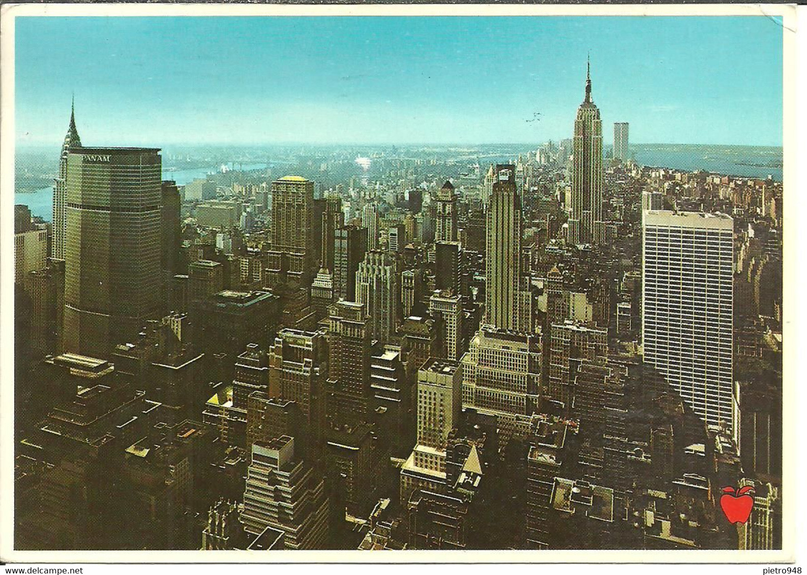 New York City (N.Y., USA) Skyline Pan Am Building, Chrysler Building And The Twin Towers Of The World Center - Chrysler Building