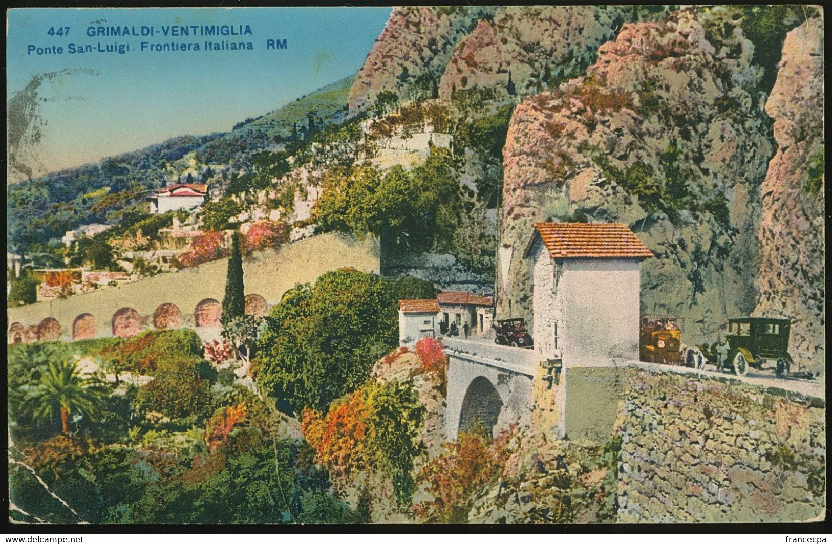 11339 - GRIMALDI-VENTIMIGLIA - Pont San-Luigi - Frontière Italiana - Douane