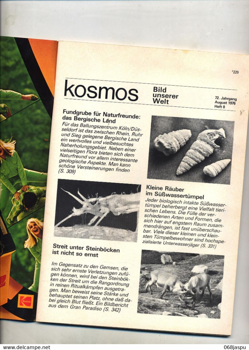Revue Nature Kosmos Numero 8/76 - Autres & Non Classés