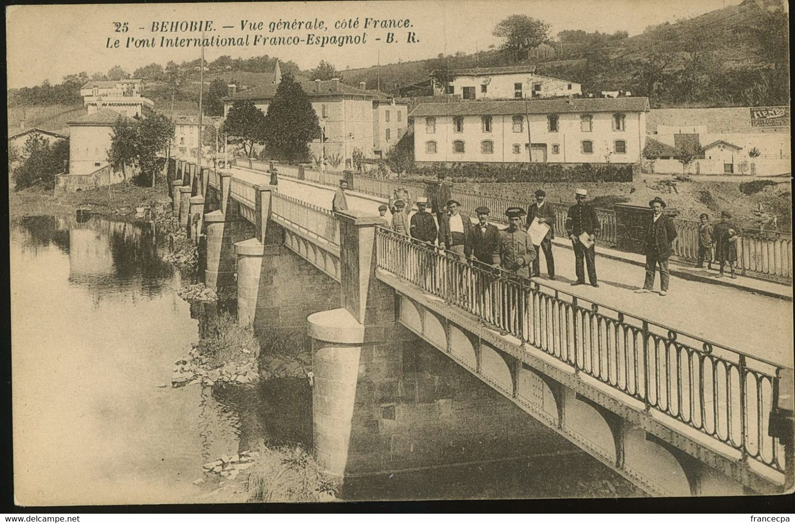 11346 - ESPAGNE - BEOBIE - Le Pont International Franco-Espagnol - Douane