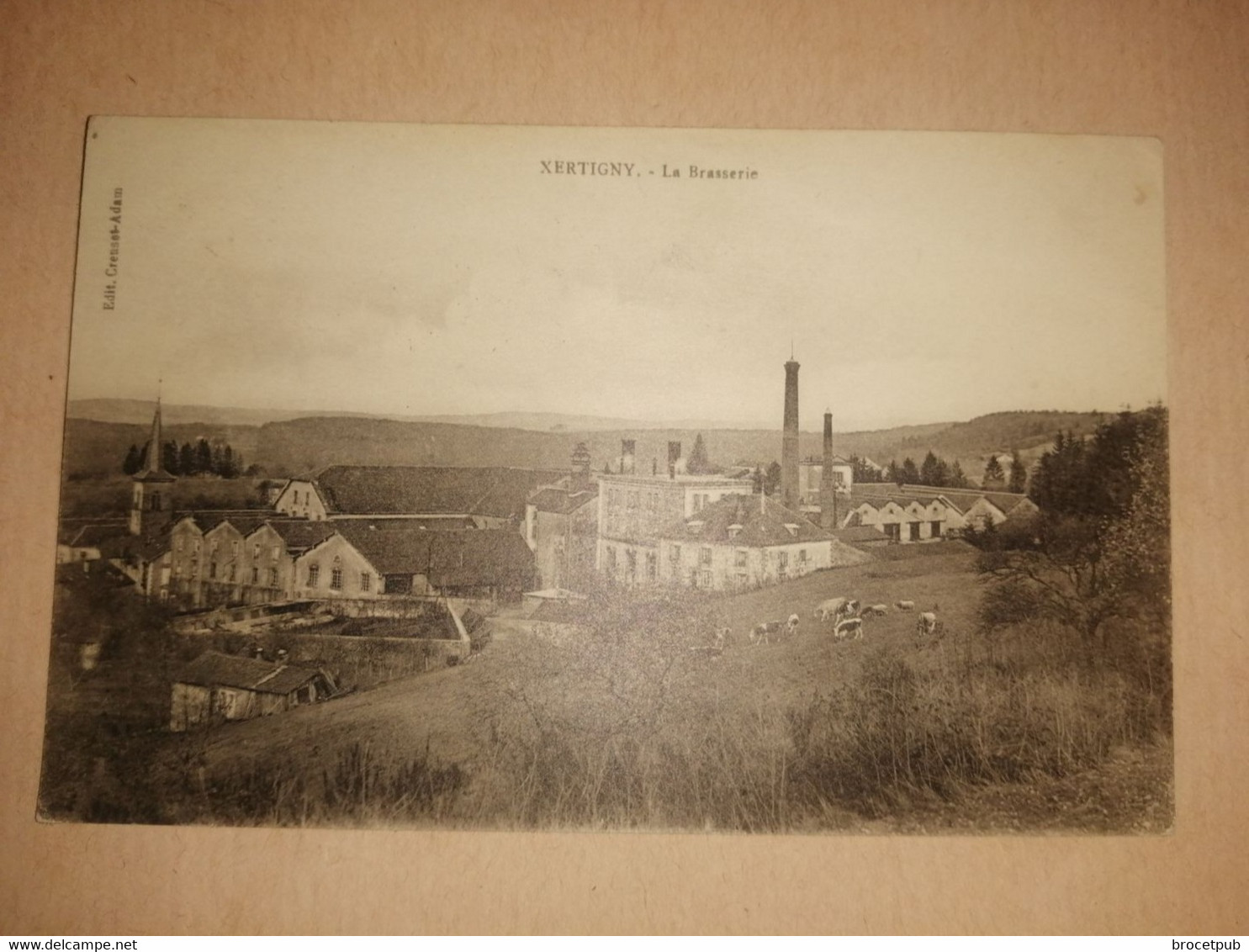 Ancienne Carte Postale De La Brasserie Bière Xertigny - Xertigny