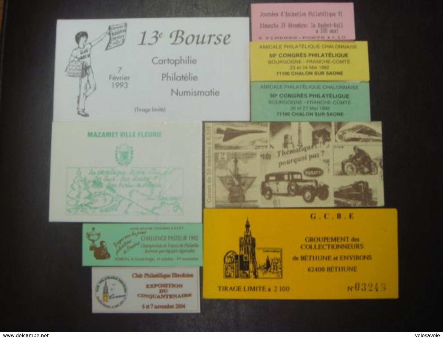 LOT DE 9 CARNETS PRIVES DIFFERENTS DES ANNEES 1990/2000 ** - Otros & Sin Clasificación