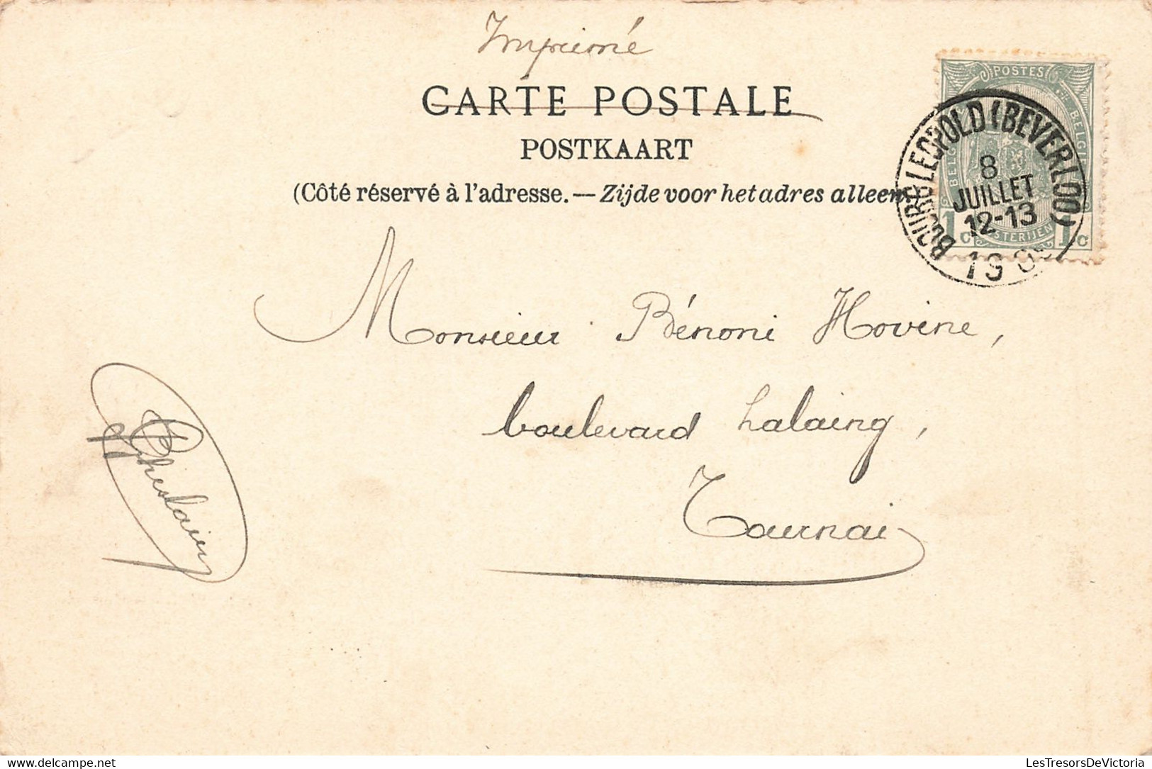 CPA - Belgique - Peer - Place De Peer - Précurseur - Edit. Ph. Mahieu Smets - Animé - Oblitéré Bourg Leopold 1905 - Peer