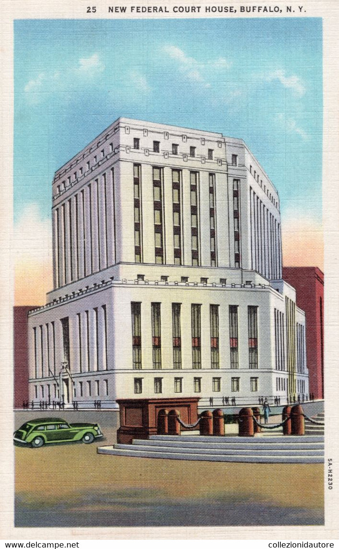 BUFFALO - NEW FEDERAL COURT HOUSE - BUFFALO N.Y. - CARTOLINA FP SCRITTA - Buffalo