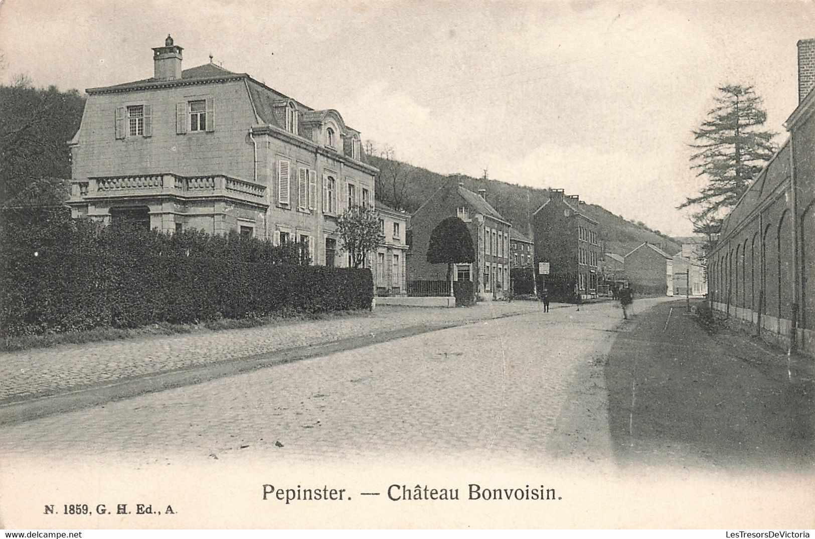 CPA - Belgique - Pepinster - Château Bonvoisin - Edit.G.H. N° 1859 - Précurseur - Animé - Château - Pepinster