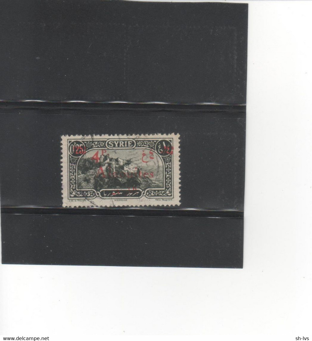 FRANSE KOLONIES - ALEVIETEN - 1926-1928 -  POSTZEGEL VAN SYRIE VAN 1925 MET OPDRUK - Used Stamps