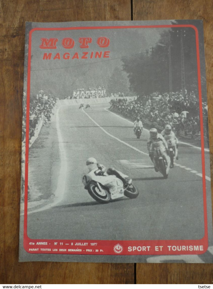 Revue Moto Magazine - N° 11 - 8 Juillet 1977 - Moto