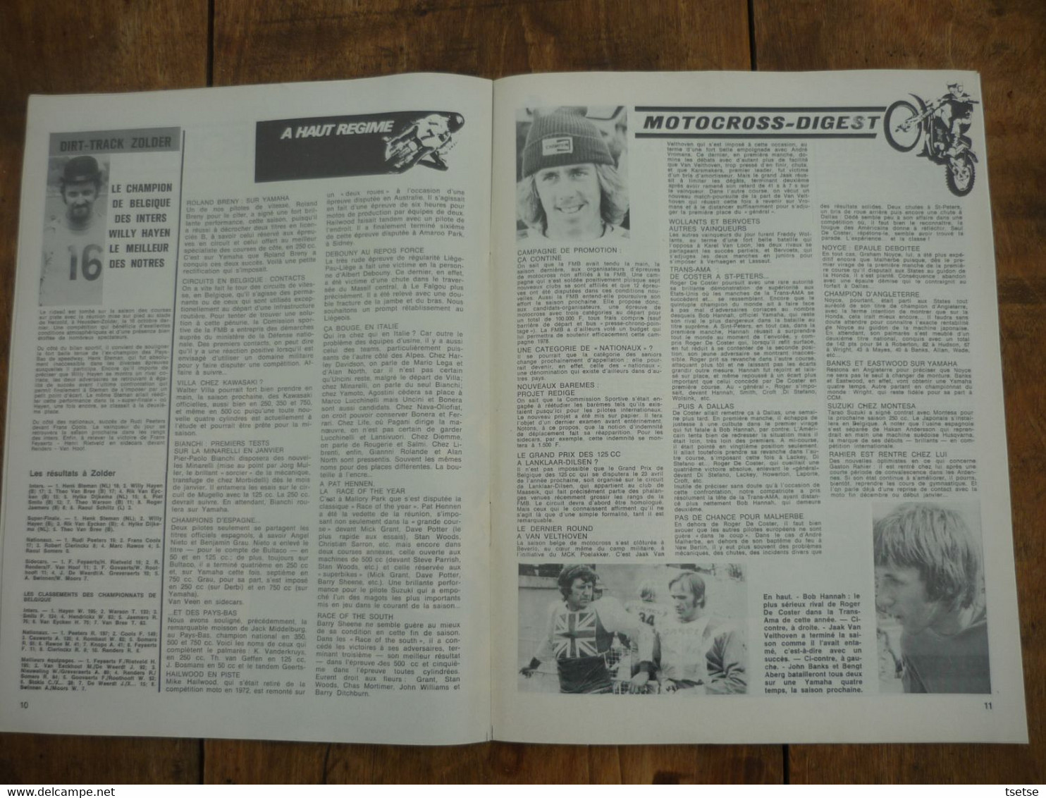 Revue Moto Magazine - N° 19 - 11 Novembre 1977 - Motorrad