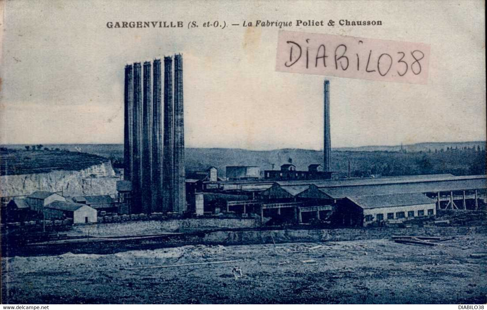 GARGENVILLE    ( YVELINES )   LA FABRIQUE POLIET & CHAUSSON - Gargenville