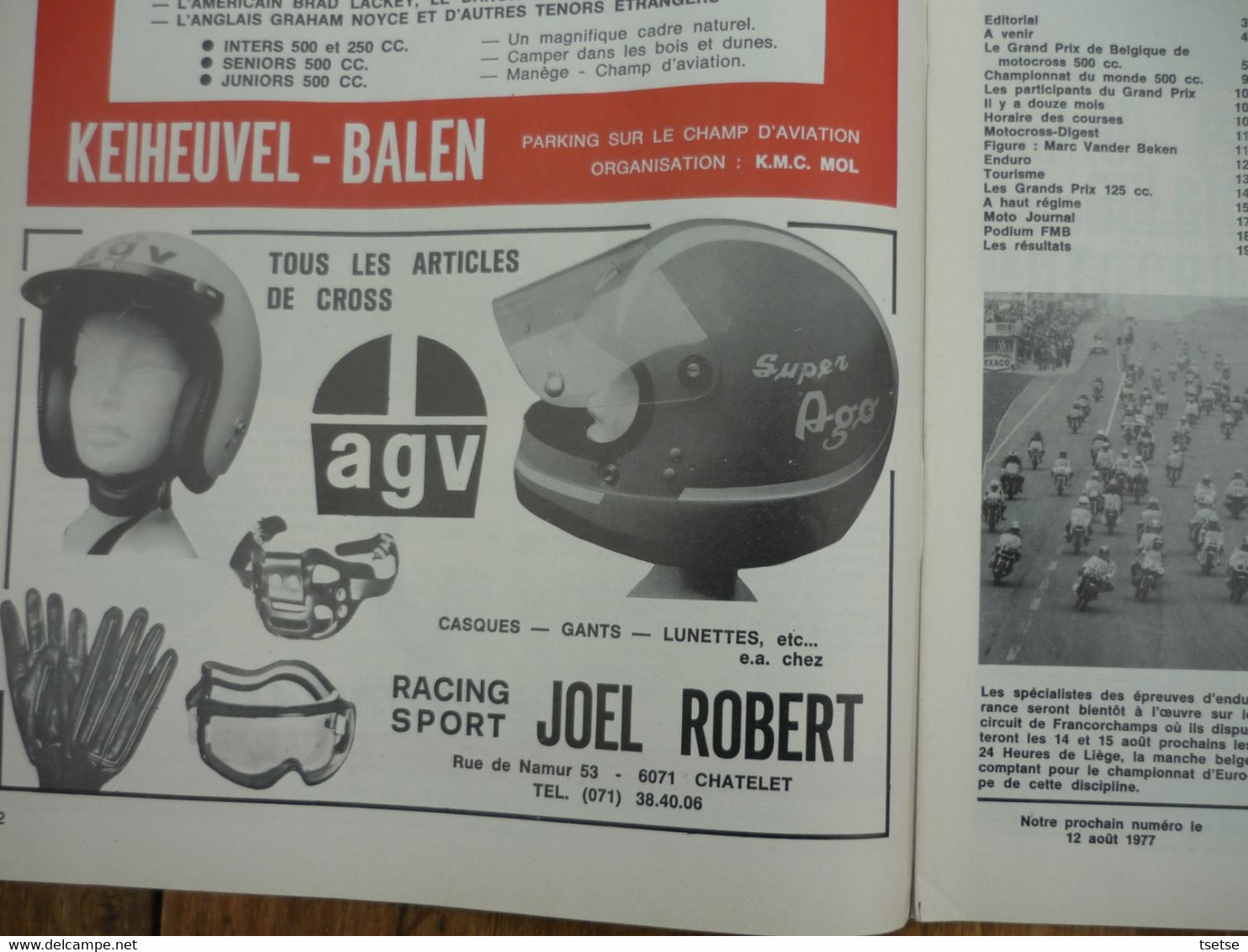Revue Moto Magazine - N° 12 - 29 Juillet 1977 - Motorfietsen