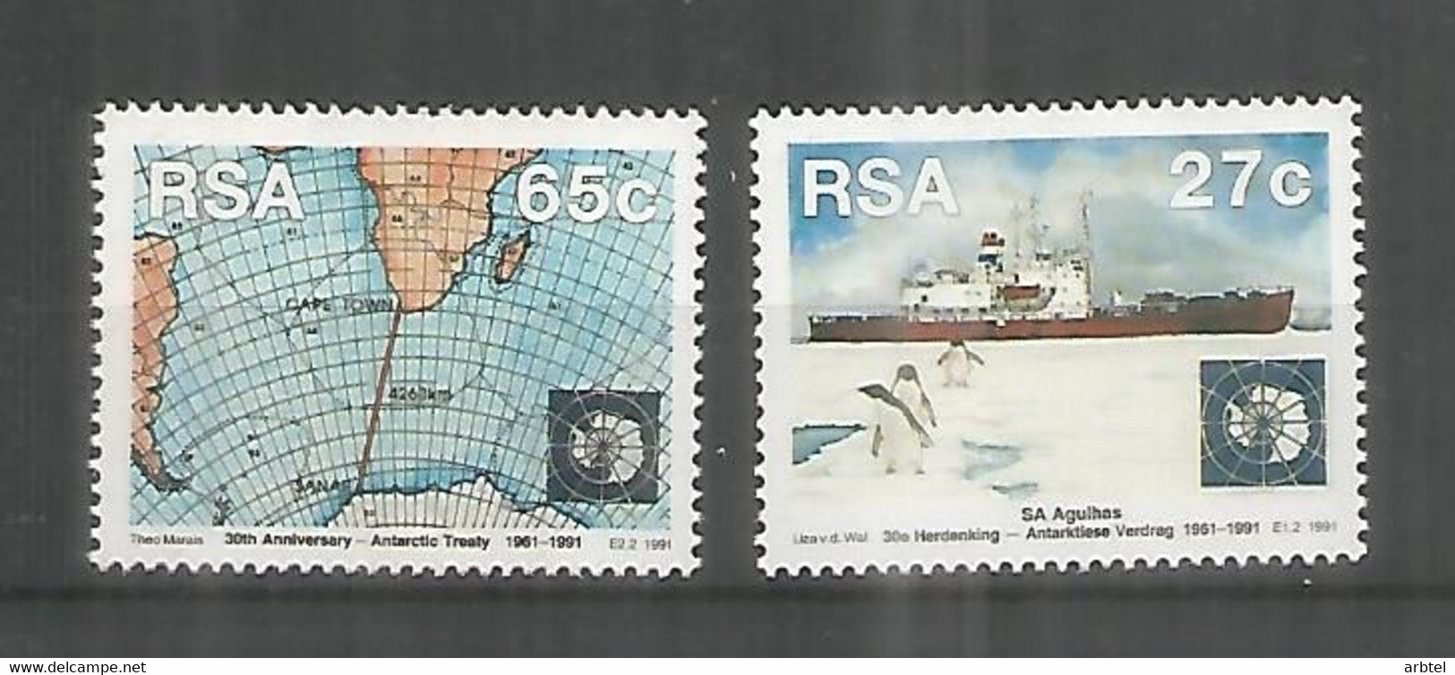 SOUTH AFRICA  ANTARTIDA ANTARCTICA POLE POLAR BARCO SHIP - Antarktisvertrag