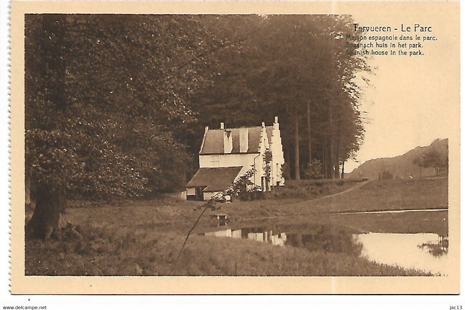 L120D951 - Tervueren - Le Parc - Maison Espagnole Dans Le Parc - Tervuren