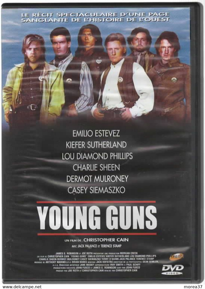 YOUNG GUNS    Avec EMILIO ESTEVEZ   2 C36 - Western / Cowboy