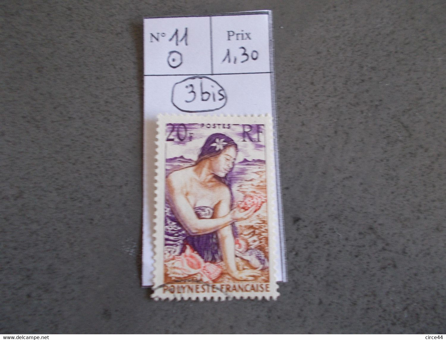 TIMBRE POLYNESIE.N°11.OBL.CATALOGUE YVERT. - Used Stamps