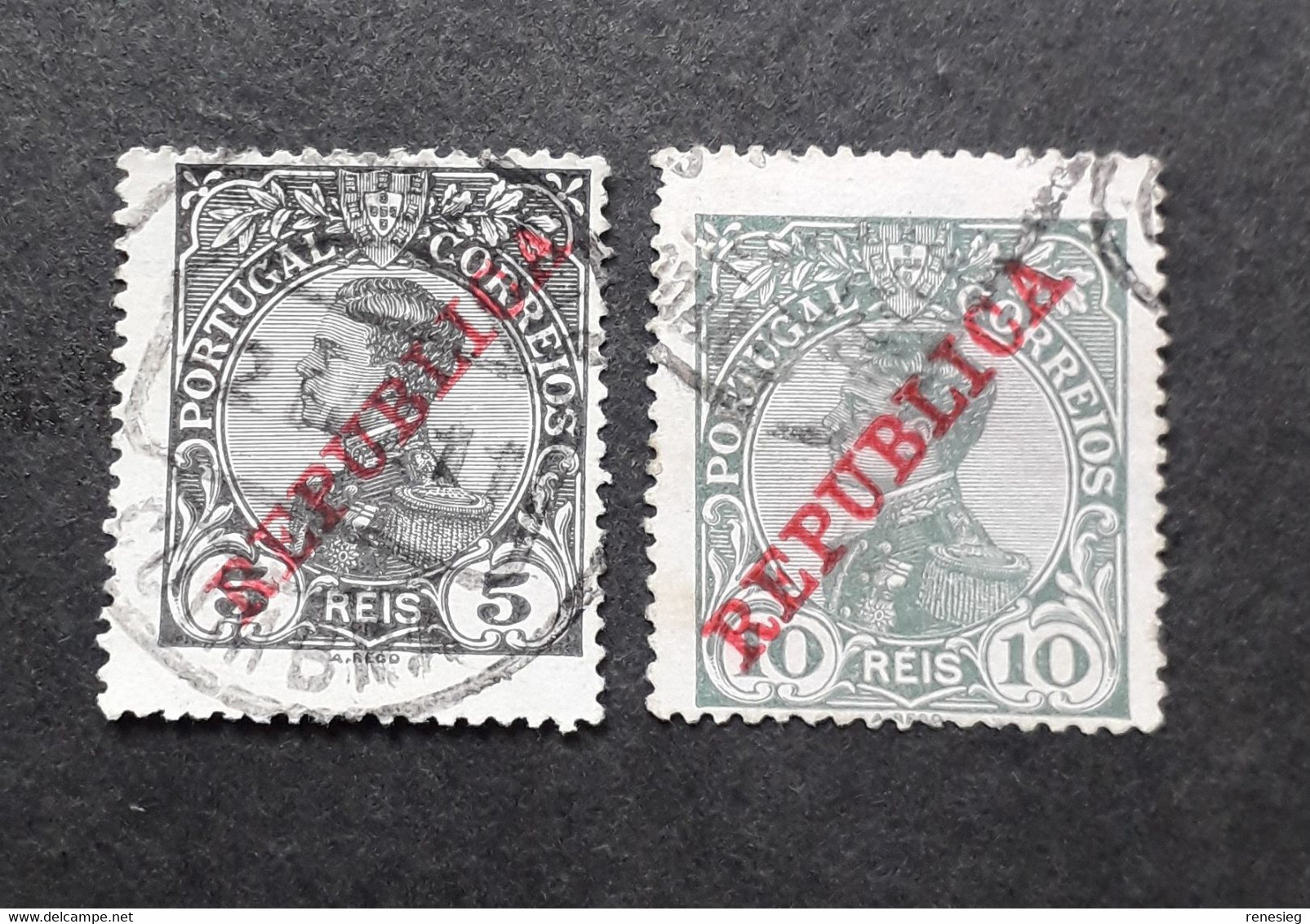 1910, Manuel, Yv 169 & 170 - Used Stamps