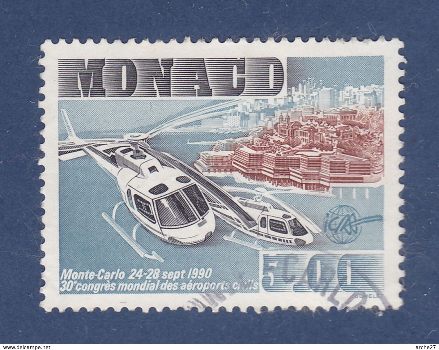 TIMBRE MONACO N° 1737 OBLITERE - Used Stamps