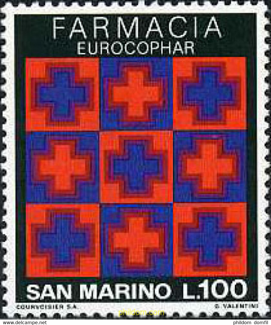 140991 MNH SAN MARINO 1975 CONGRESO FARMACEUTICO - Usados