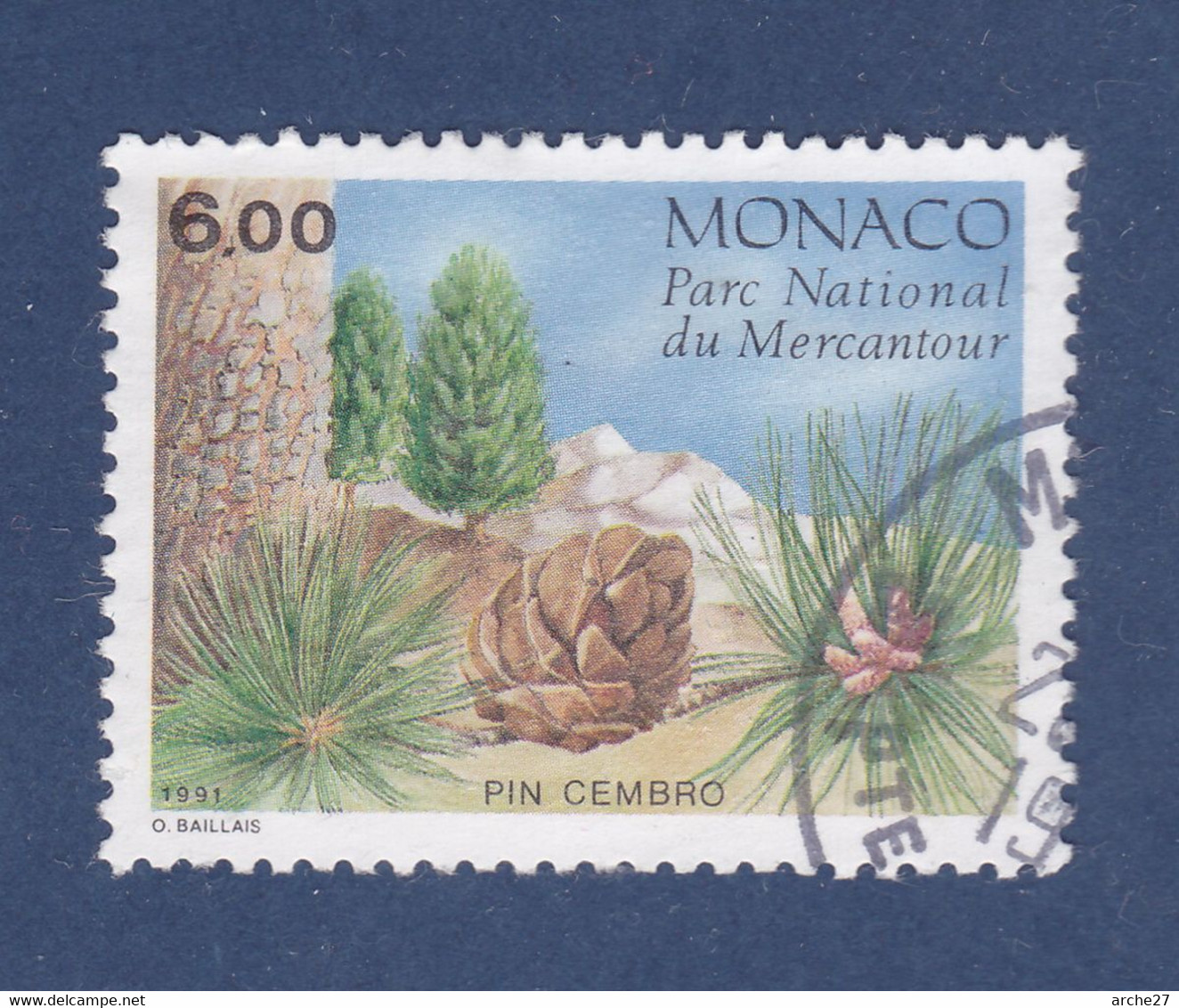 TIMBRE MONACO N° 1803 OBLITERE - Used Stamps