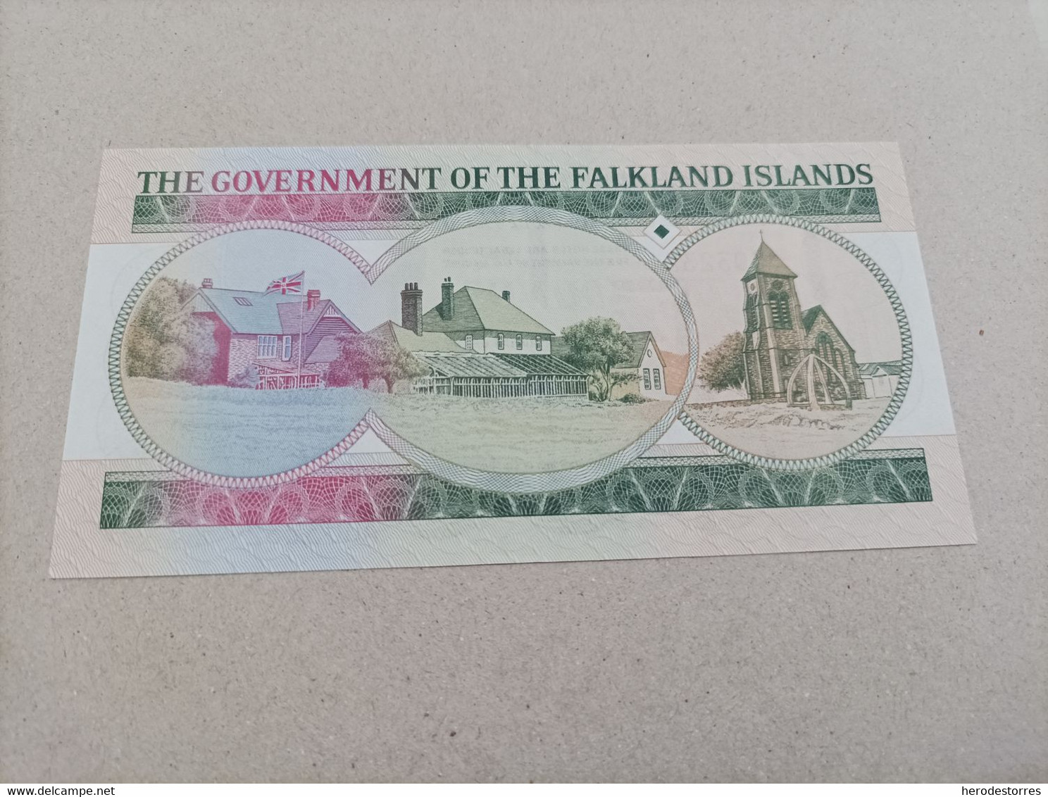 Billete De Falkland Islands De 10 Libras , Nº Bajisimo,serie A003232, Año 1986, UNC - 10 Pounds